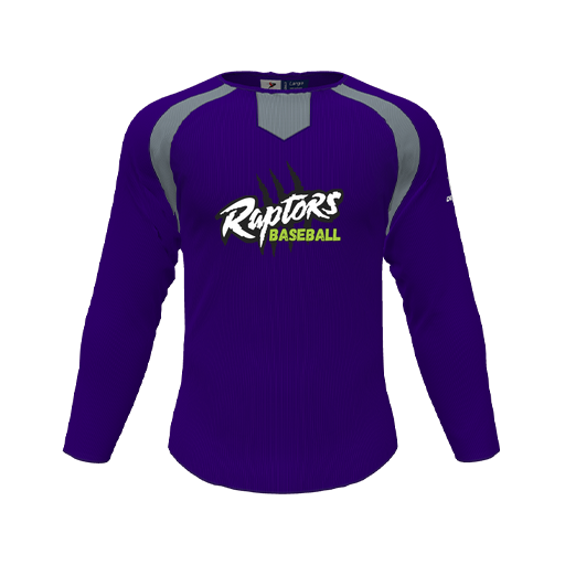 [CUS-DFW-PULL-FLC-CNK-LSL-PUR-YS-LOGO1] Pullover (Youth S, Purple, Logo 1)