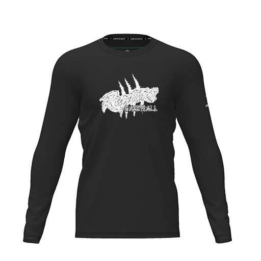 [CUS-DRIF-TEES-PER-CNK-LSL-BLK-YXS-LOGO1] Dri Fit Performance T-Shirt (Youth XS, Black, Logo 1, Long Sleeve)