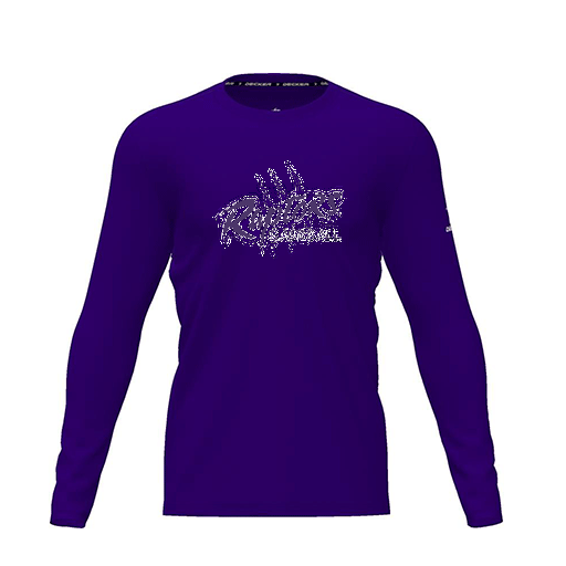 [CUS-DRIF-TEES-PER-CNK-LSL-PUR-YXS-LOGO1] Dri Fit Performance T-Shirt (Youth XS, Purple, Logo 1, Long Sleeve)
