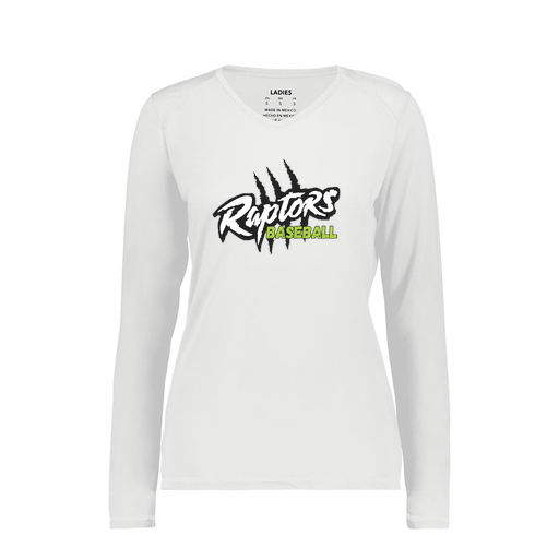 [6847.005.XS-LOGO1] Women's SoftTouch Long Sleeve (Female Adult XS, White, Logo 1)