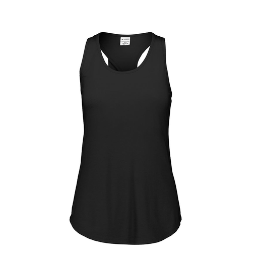 [FT0TUBBK-FAS-LOGO2] Ladies Tri Blend Tank Top (Female Adult S, Black, Logo 2)