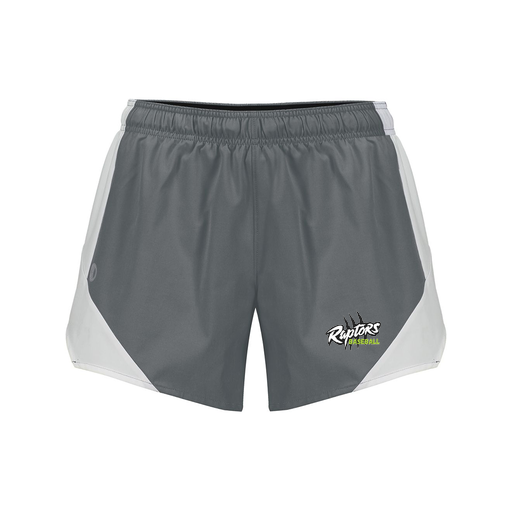 [229489.R04.S-LOGO1] Girls Olympus Shorts (Female Youth S, Gray, Logo 1)