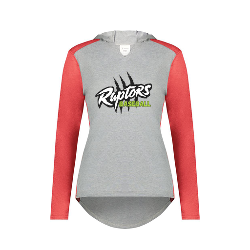 [6902.27V.XS-LOGO1] Ladies Vintage Hoodie (Female Adult XS, Red, Logo 1)