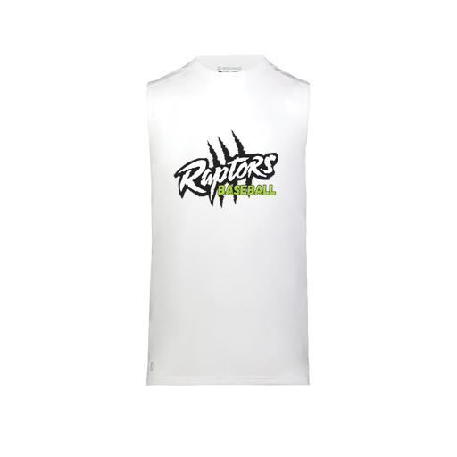 [222593.005.S-LOGO1] Men's CoolDry TankTop (Adult S, White, Logo 1)