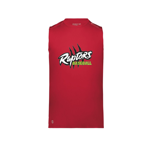 [222593.083.S-LOGO1] Men's CoolDry TankTop (Adult S, Red, Logo 1)