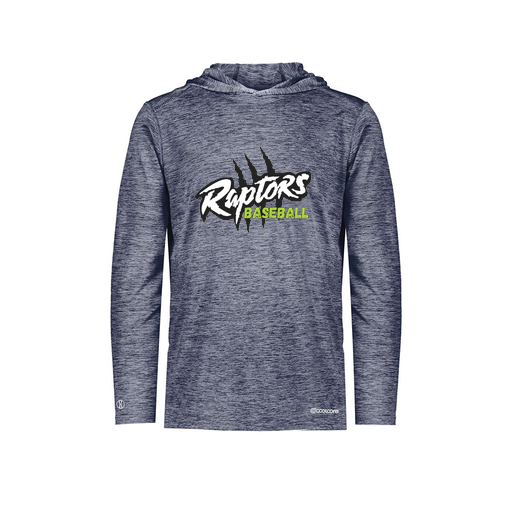 [FOLHCGNV-AS-LOGO1] Decker Men's Charge Hoodie (Adult S, Navy, Logo 1)