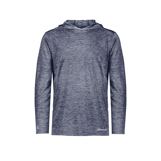 [FOLHCGNV-YS-LOGO2] Youth Charge Hoodie (Youth S, Navy, Logo 2)