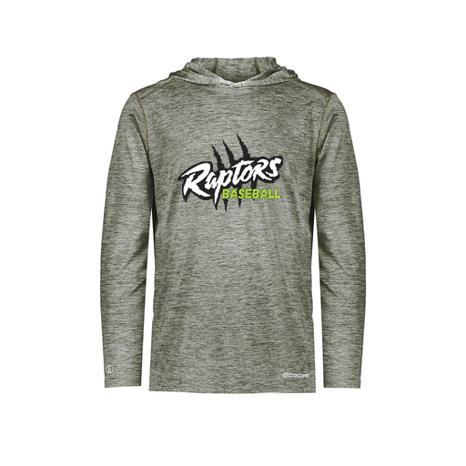 [FOLHCGGY-YS-LOGO1] Decker Youth Charge Hoodie (Youth S, Gray, Logo 1)