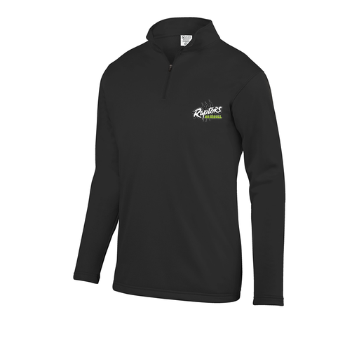 [DFW-FFQZ-BLK-AS-LOGO1] Men's FlexFleece 1/4 Zip (Adult S, Black, Logo 1)