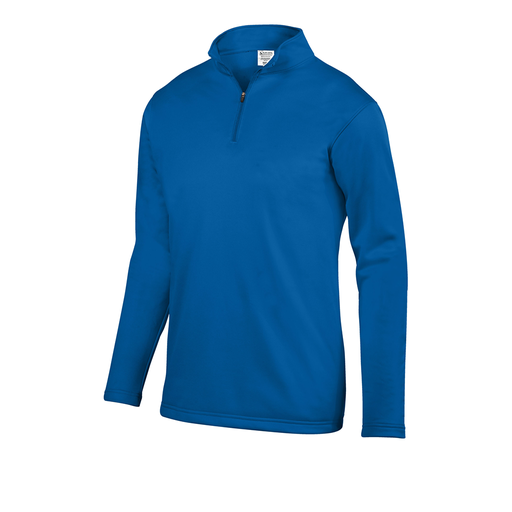 [FOLQFFRY-AS-LOGO2] Decker Men's FlexFleece 1/4 Zip (Adult S, Royal, Logo 2)