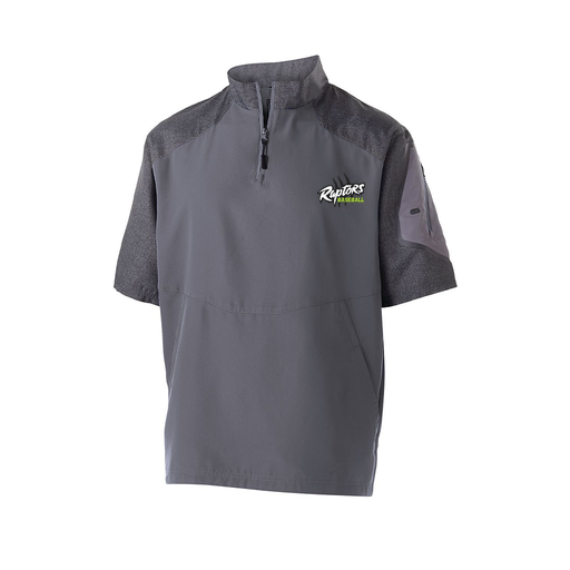 [229545.H60.XS-LOGO1] Men's Raider SS Pullover (Adult XS, Gray, Logo 1)
