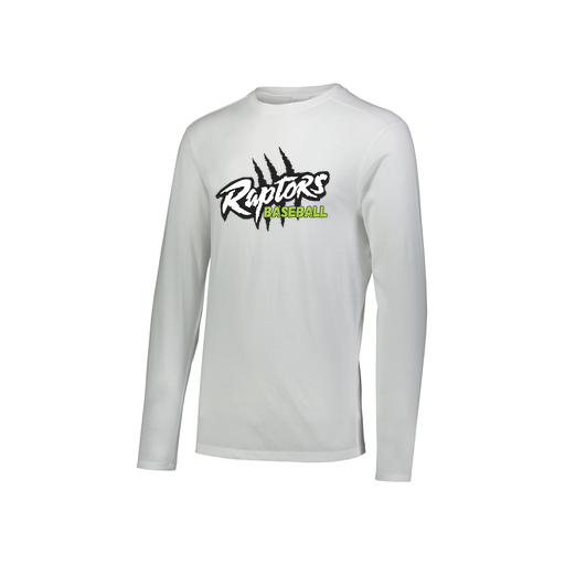 [FTLCUBWH-YS-LOGO1] Decker Youth Tri-Blend T-Shirt - Long Sleeve (Youth S, White, Logo 1)