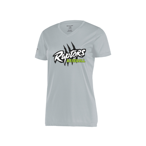 [222820.099.S-LOGO1] Ladies Movement Dri Fit Shirt (Female Adult S, Silver, Logo 1)