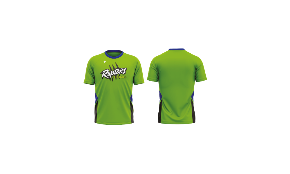 KC Raptors - Green Jersey (NO NAME/NUMBER)