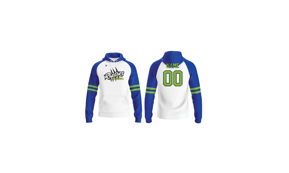 KC Raptors - White Hoodie
